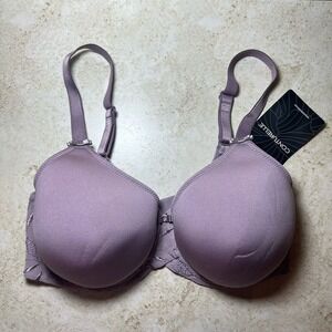 NWT Conturelle Vision Deluxe Spacer Underwire Bra in Mauve 34C Chic Luxury Piece